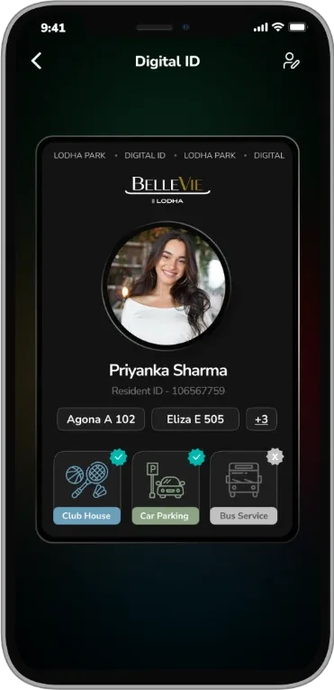 BelleVie app: Digital resident ID