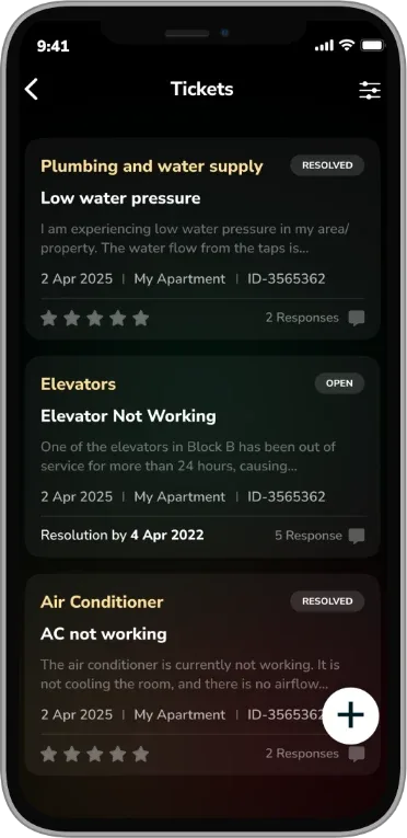 BelleVie app: Helpdesk